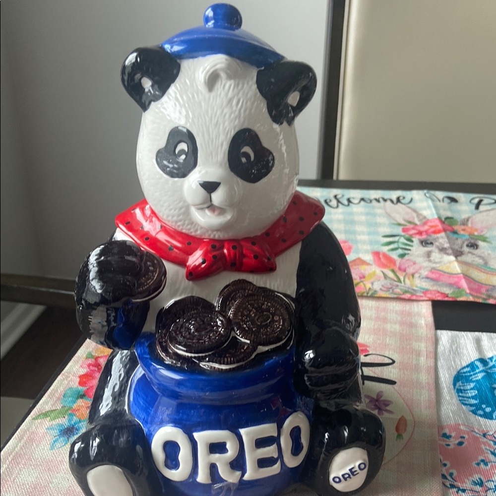 Vintage Nabisco Panda oreo cookie jar